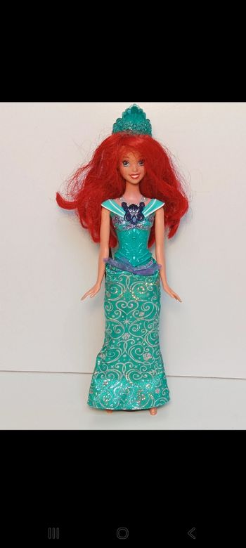 Poupée mattel Arielle princesse Disney Light Shine BDJ25