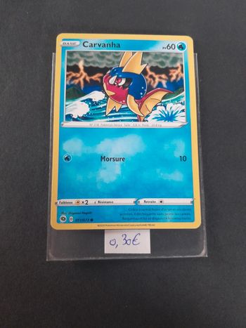 Carte Pokémon Carvanha 11/073