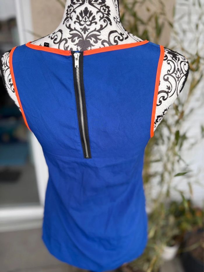 Jolie débardeur asos bleu électrique, taille s (taille36) - photo numéro 4