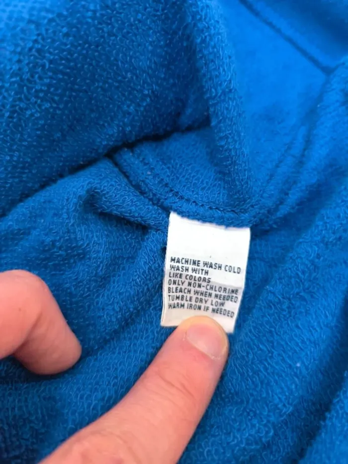 Sweat a capuche Polo Ralph Lauren Homme bleu logo rouge taille M - photo numéro 12