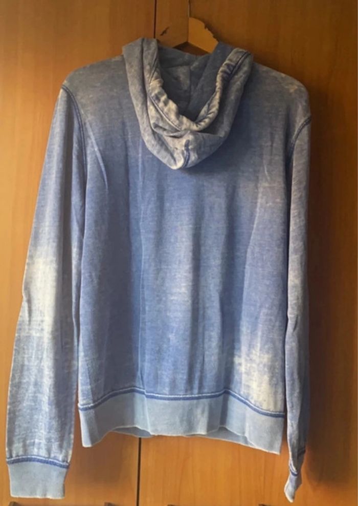 Sweat à capuche bleu Aeropostale M - photo numéro 4