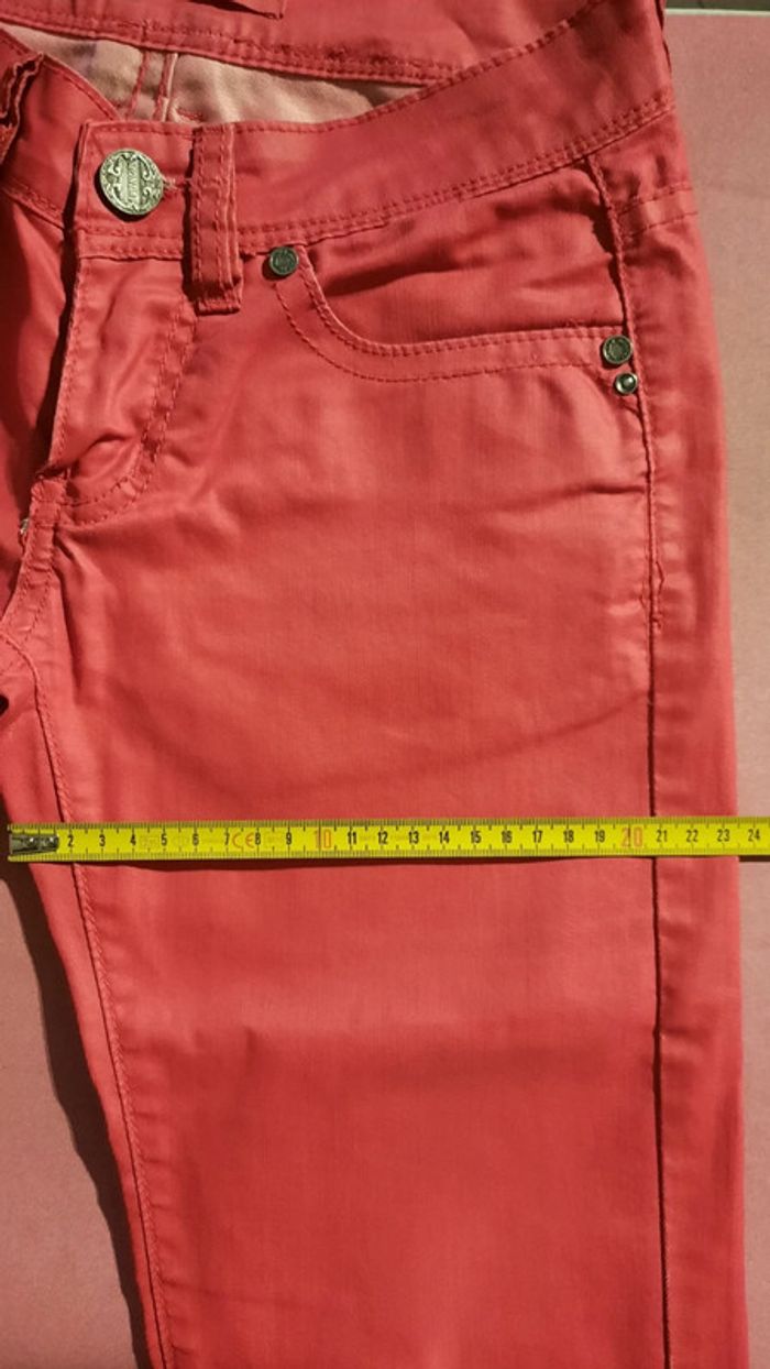 Pantalon rouge taille 34 - photo numéro 4