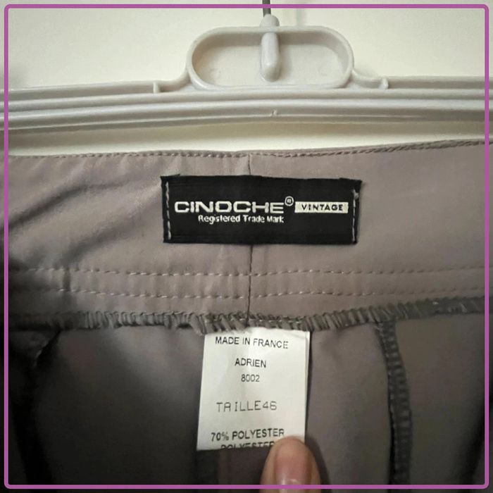 Pantalon habiller taille 46 couleur gris marron clair - photo numéro 4
