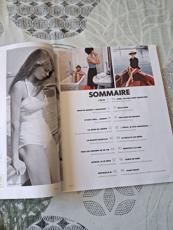 Magazine ELLE | Hommage à Brigitte Bardot 🌞💐 - photo numéro 2