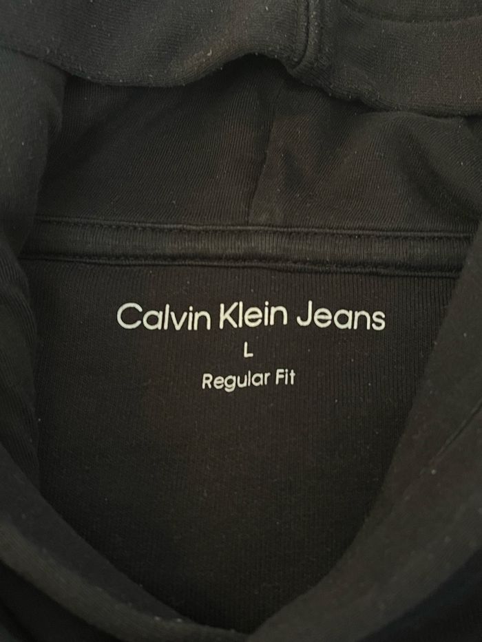 Sweat à capuche Calvin Klein noir – Taille L – Très bon état - photo numéro 5