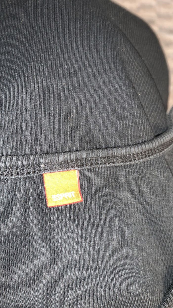 Haut noir Espeot à strass taille S - photo numéro 3