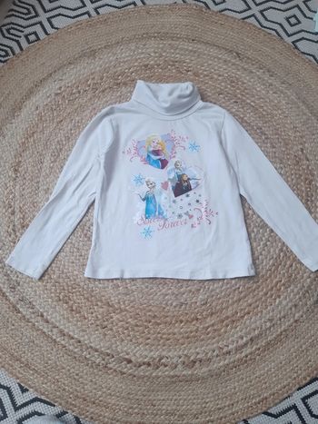 Tee-shirt manches longues à col roulé Disney 116 cm