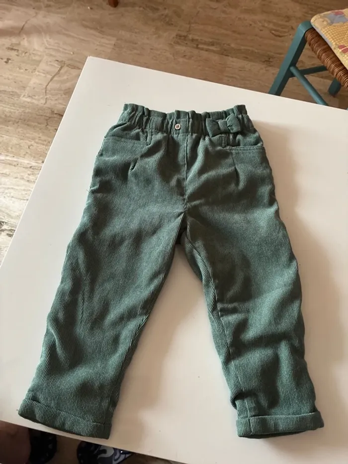 Pantalon velours 18mois
