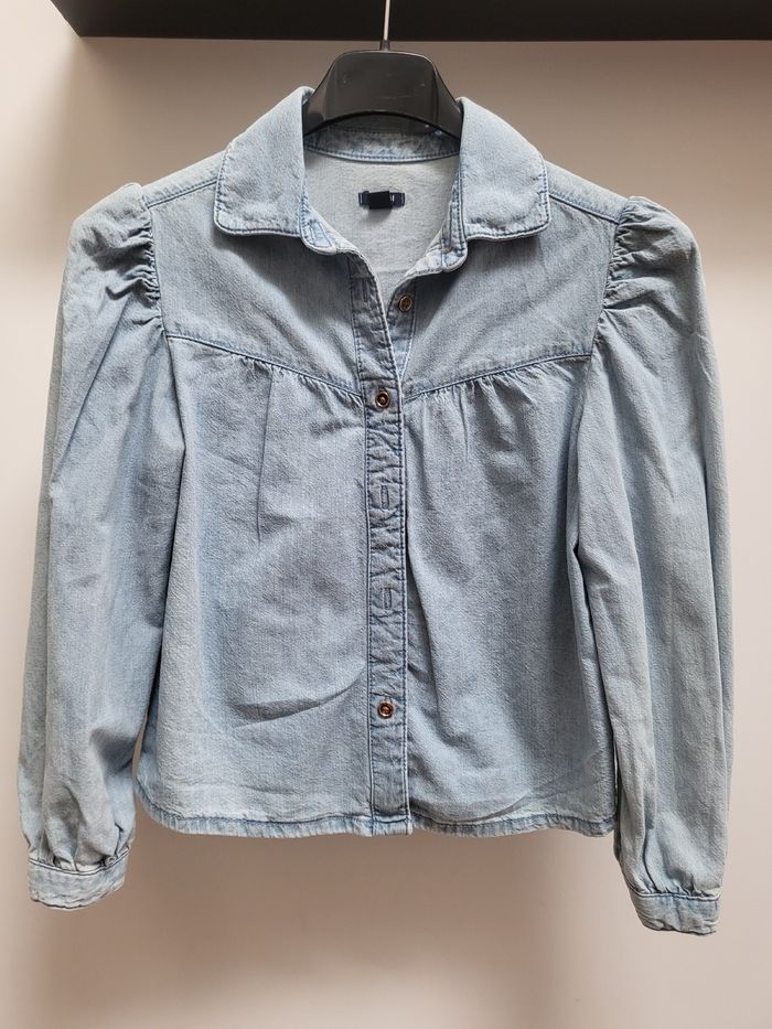 Chemise en jeans kiabi - photo numéro 2