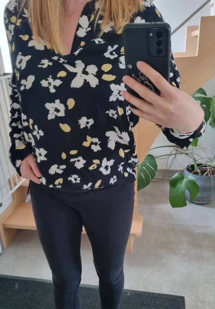 Blouse ICHI fleurs - photo numéro 6
