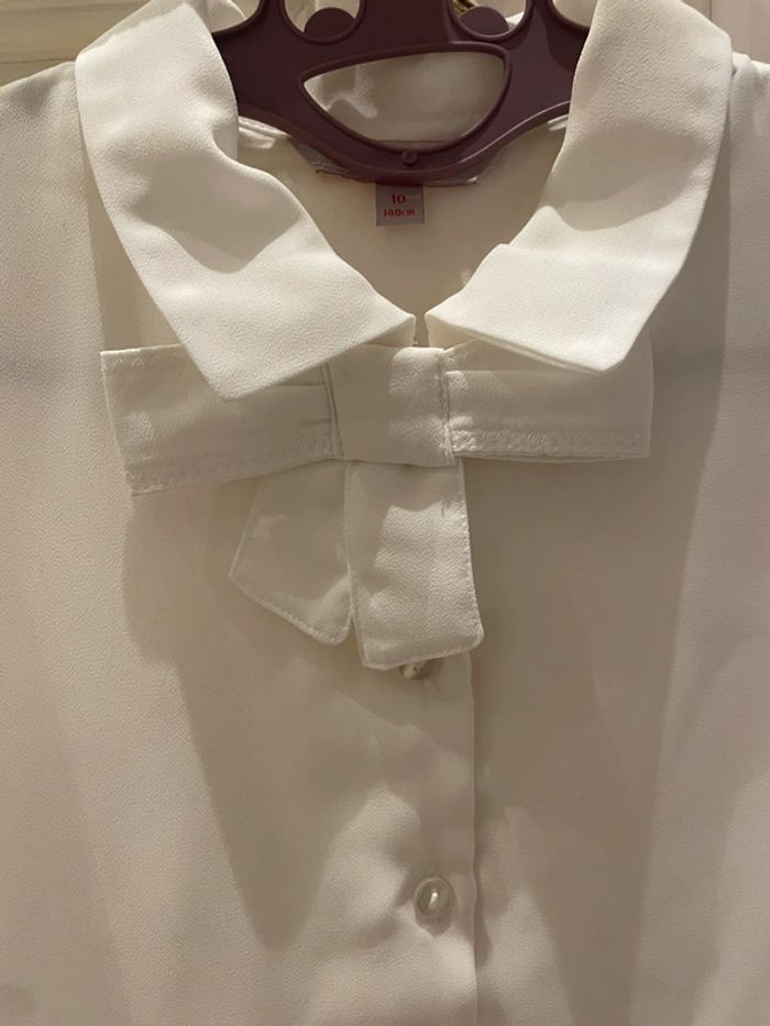 Chemise blanche Boboli 10 ans fille - photo numéro 3