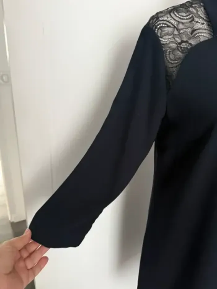 Robe bleu marine Automne/Hiver Zapa taille M 38 - photo numéro 6