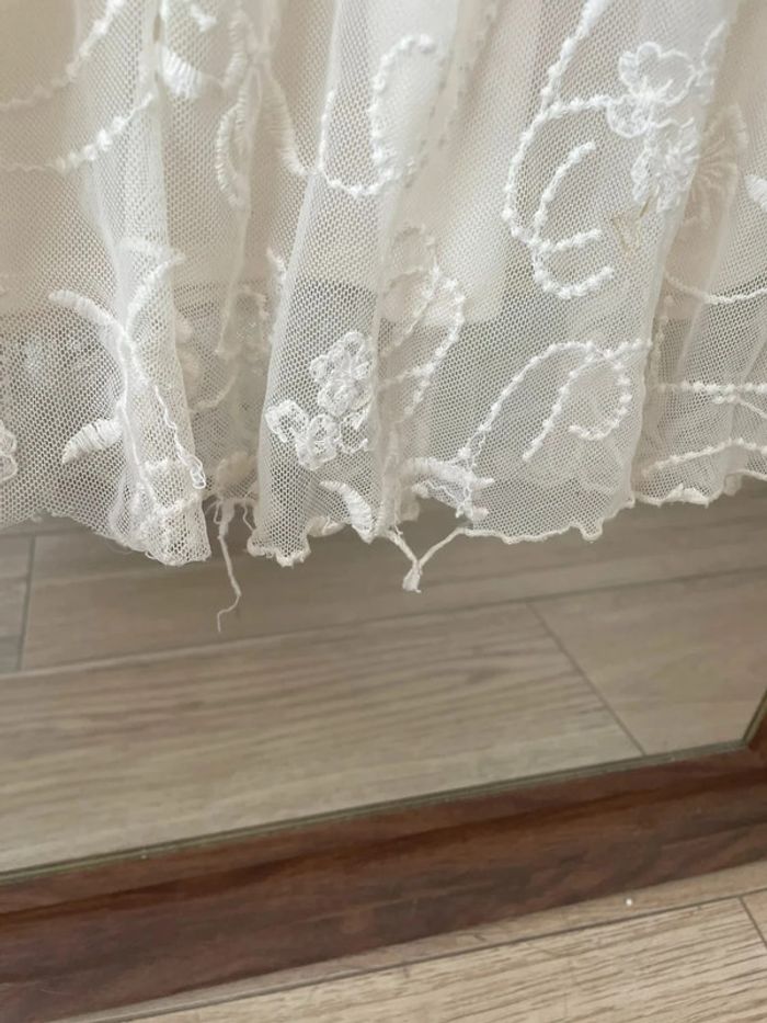 Robe longue dentelle Zara - photo numéro 8