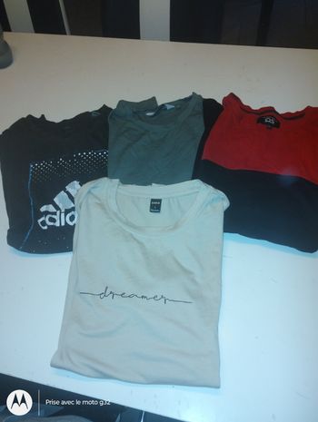 Lot t shirt L 