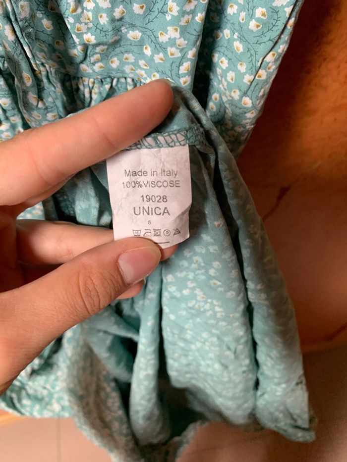Robe longue vert clair décontracté taille 40 - photo numéro 2
