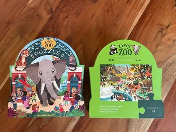 Puzzle Day at the zoo 4+