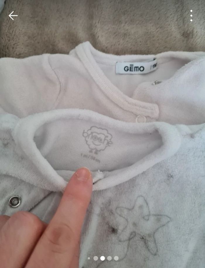 3 pyjamas 1 m - photo numéro 5