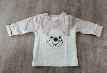 T-shirt à manches longues bébé garçon 3/6 mois comme neuf