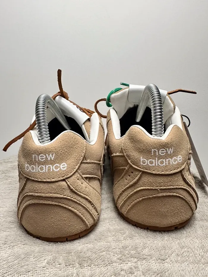 Basket sneakers miu miu new balance daim beige - photo numéro 3