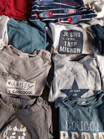 Gros lot de 15 vêtements 6 mois garçon 