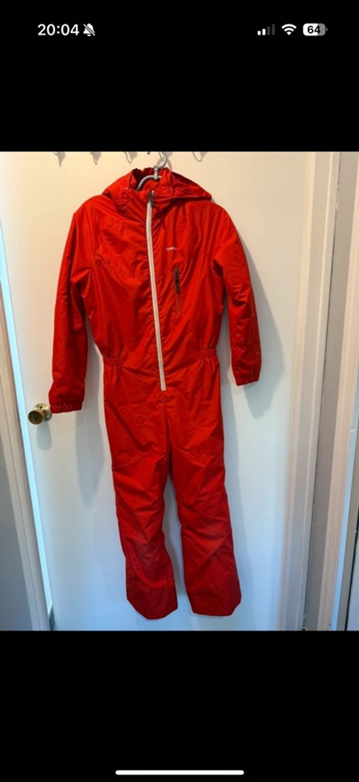 Combinaison de ski rouge 12 ans décathlon wedze