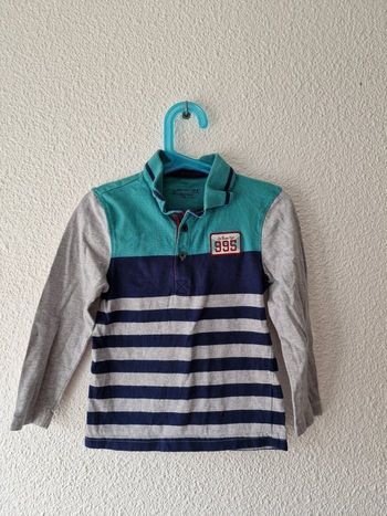 polo bleu turquoise gris Orchestra