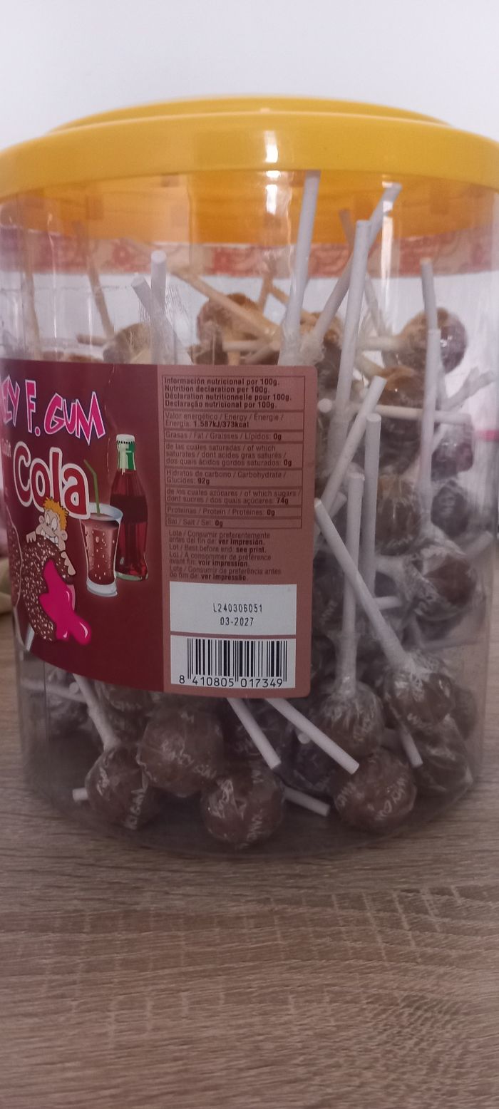 Boîtes bonbons sucettes avec son chewing gums - photo numéro 2