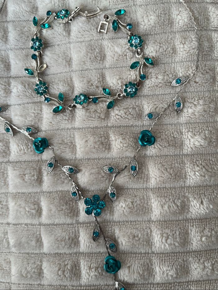 Parure ras de coup et bracelet - photo numéro 2