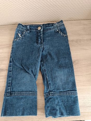 Pantacourt jean 3 ans