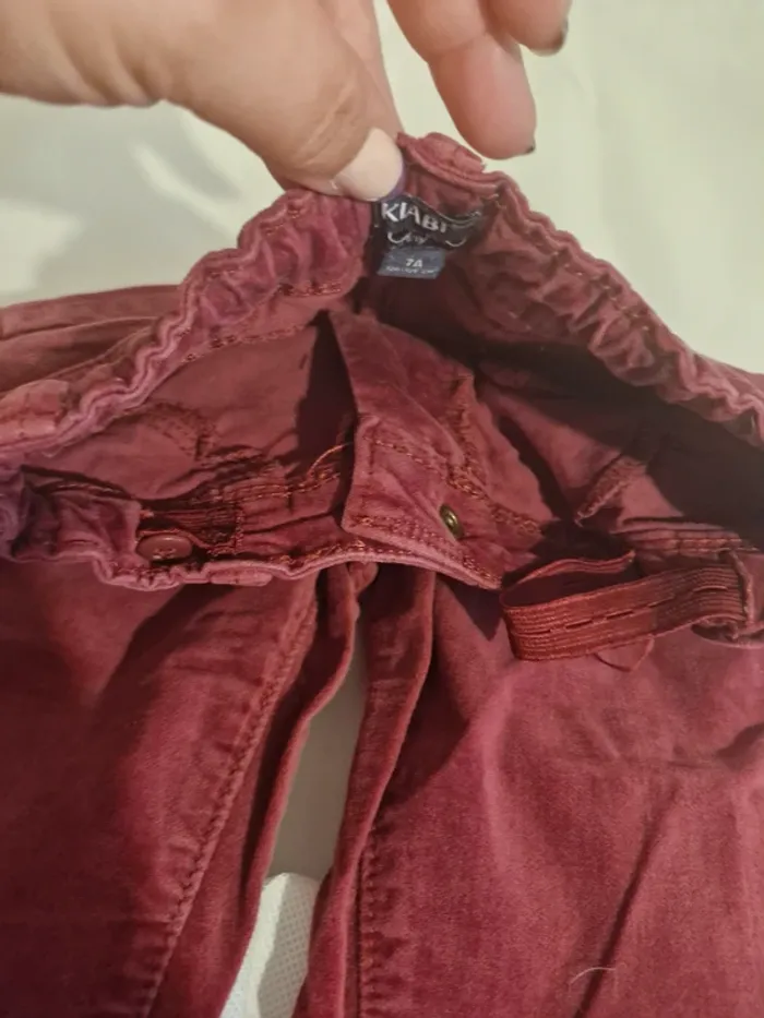 Pantalon jeans skinny en velours 7 ans 120-125 cm Kiabi - photo numéro 3