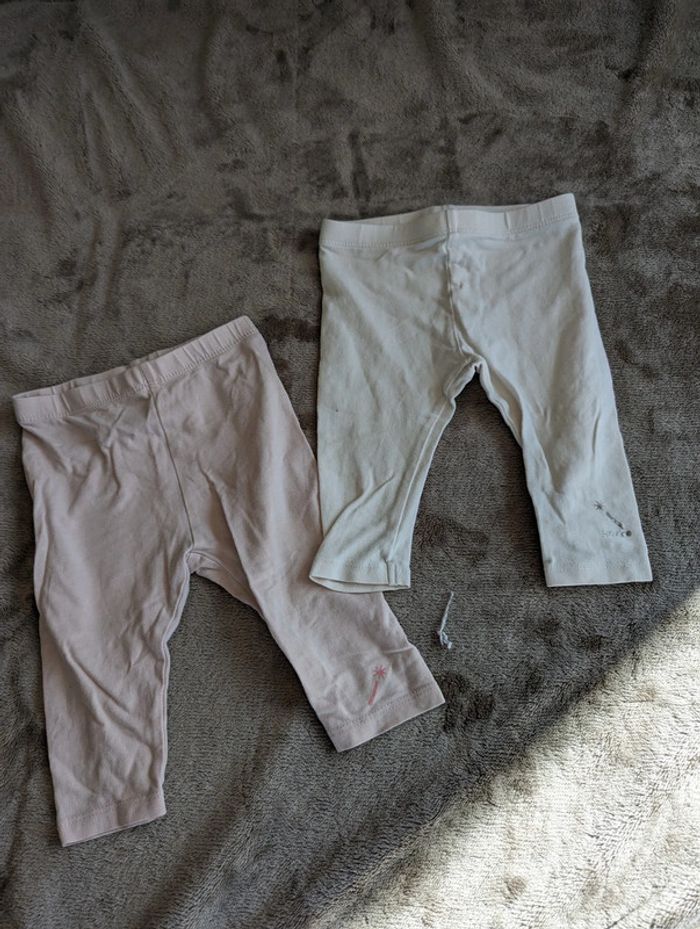 Lot de 2 leggings kimbaloo 6 mois