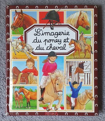 Grand Album illustré "L'Imagerie du Poney et du Cheval" (6-10 ans) / Éd. Fleurus