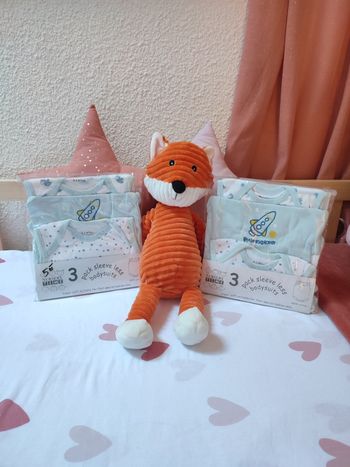 Lot de 6 bodies bébé garçon/fille - Neufs emballés - Nursery time