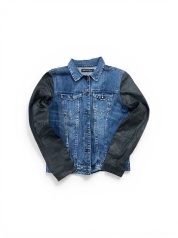 Veste en jean femme Kaporal manches noires Birkin - taille XL