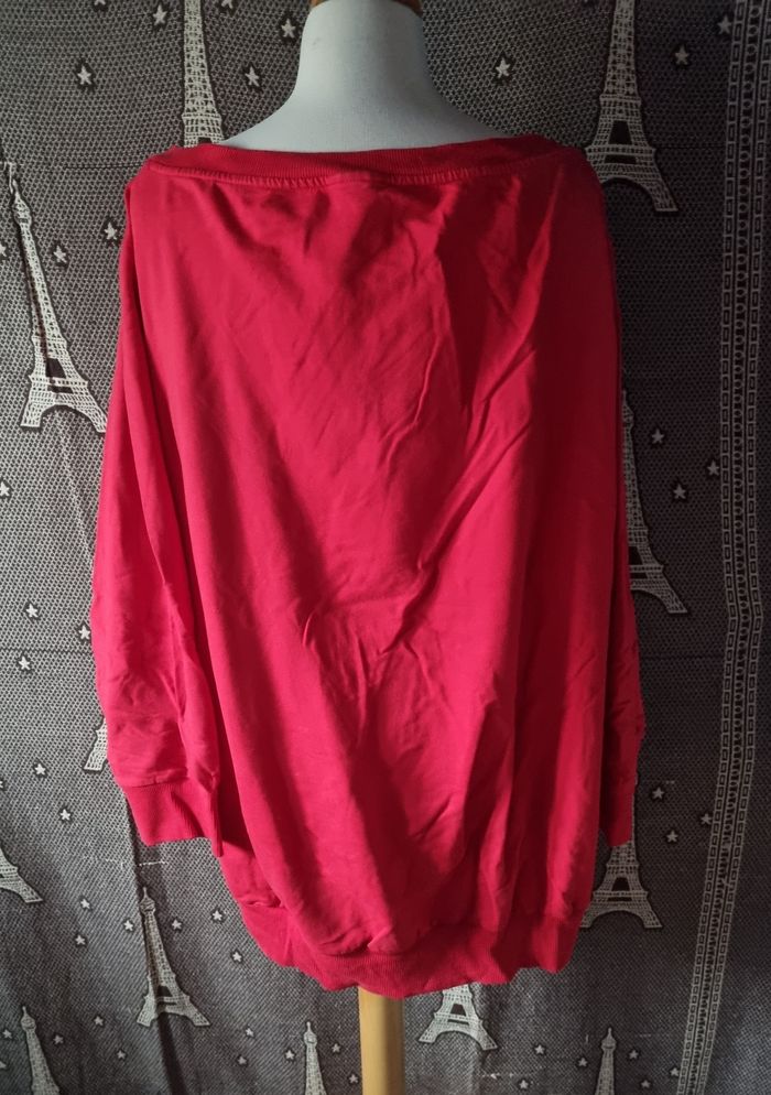 Sweat rouge avec écriture Coca Cola taille 56-58 - photo numéro 4