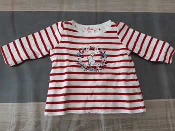 T-shirt fille 3 mois