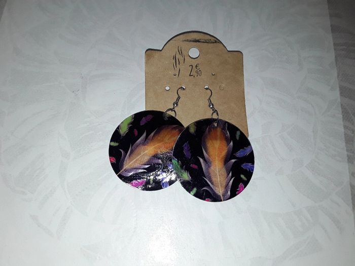 đź”® Boucles d'oreilles Plumes NEUVES đź”®