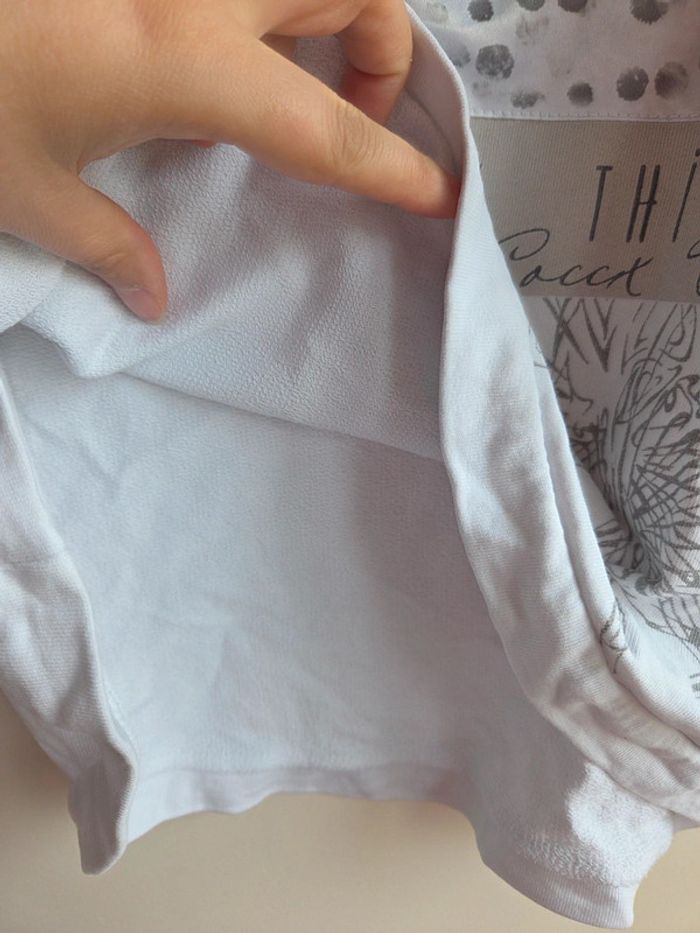 Blouse à manches longues blanche soccx, taille m - photo numéro 5