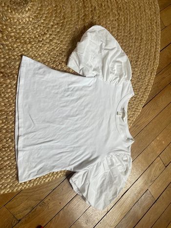 Tee shirt manches bouffantes