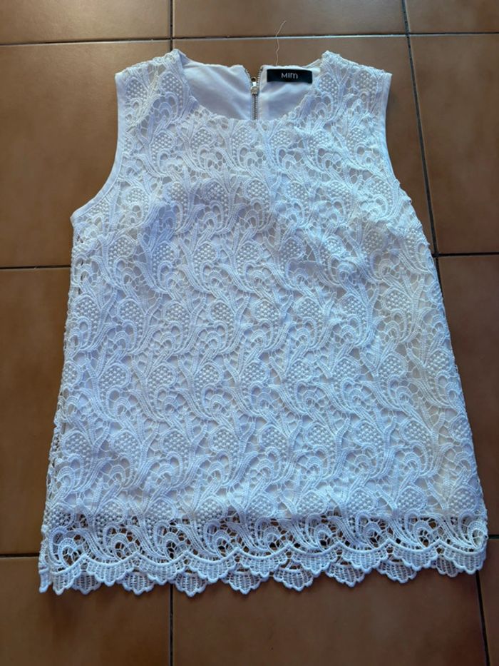 Top dentelle femme