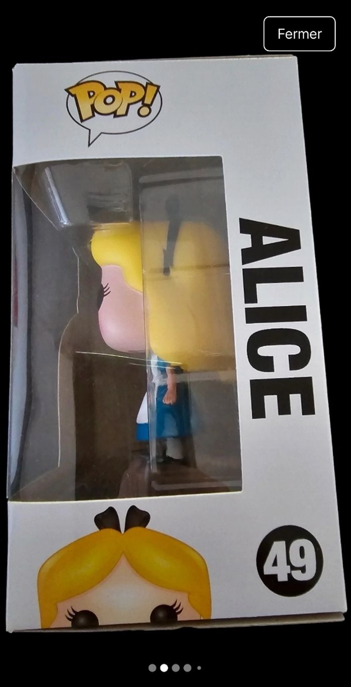 Funko pop 49 Alice au pays des merveilles Disney - photo numéro 2