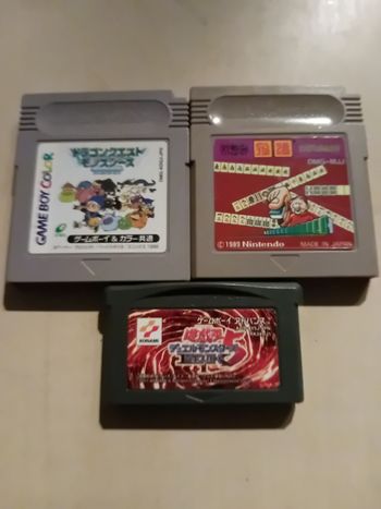 Jeux japonais pour nintendo game boy.