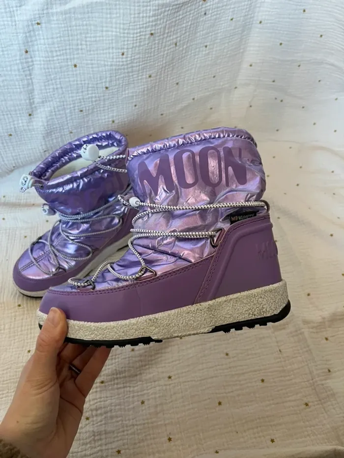 Moon Boot Enfant violettes – Imperméables – Taille 31 - photo numéro 2
