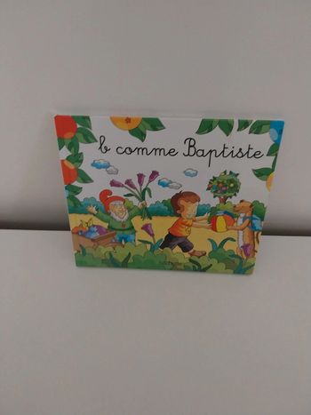 Livre enfant b comme baptiste