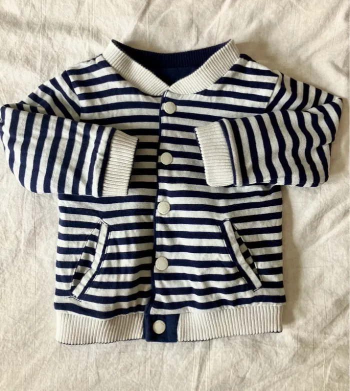 Veste réversible bébé garçon - photo numéro 2