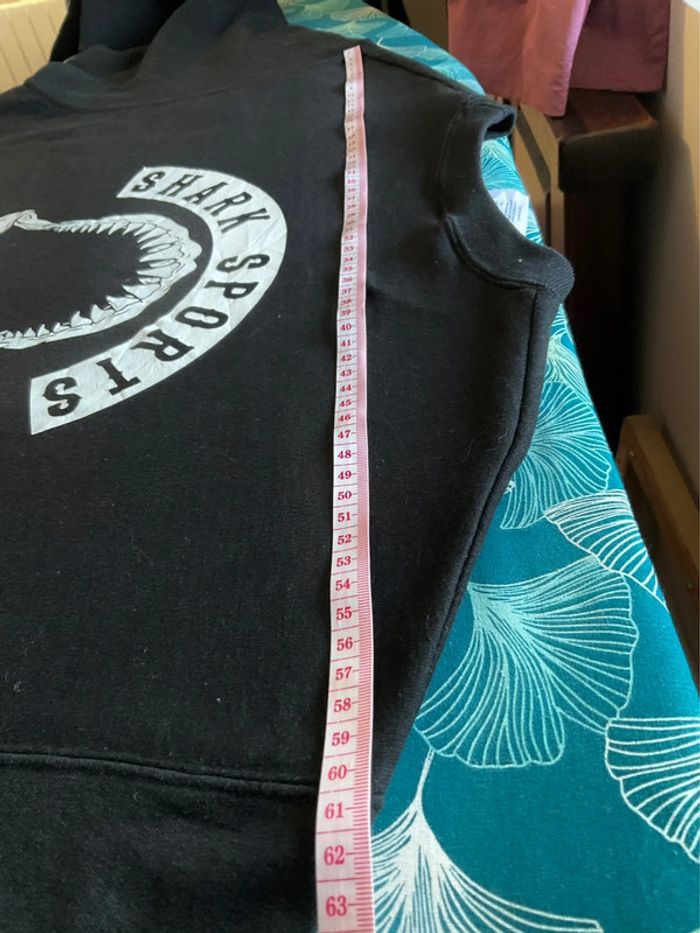 Sweat graphique à col rond noir pour homme Champion Shark Gang taille XL 248 - photo numéro 7