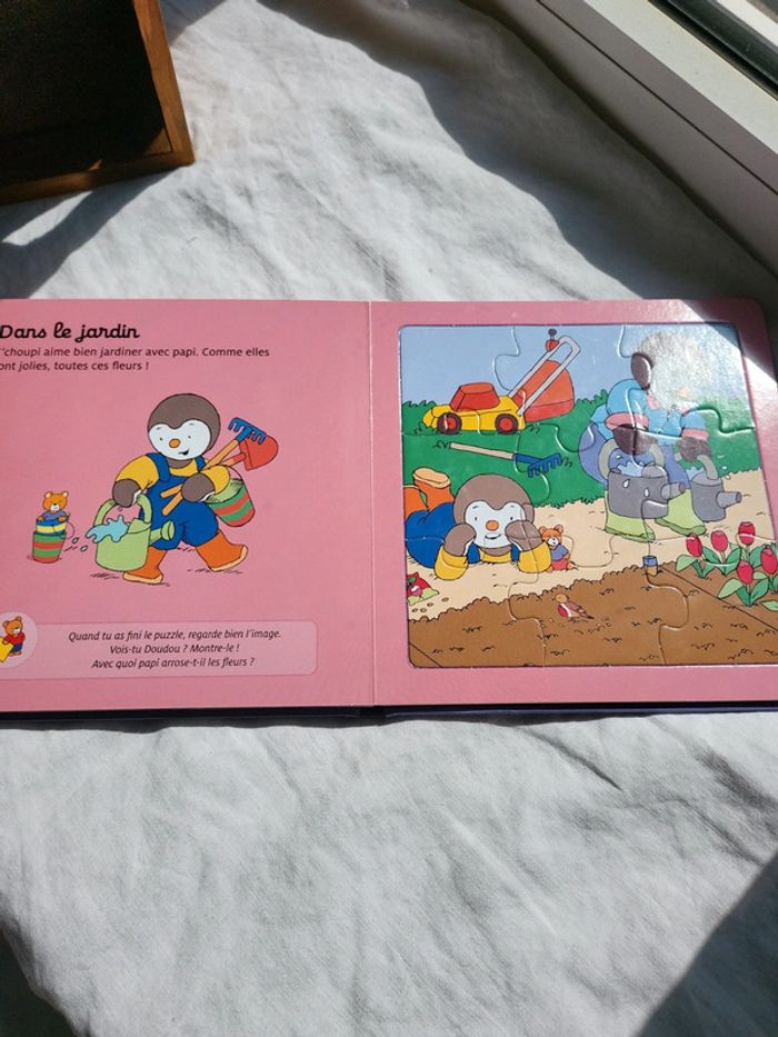 Livre puzzle t’choupi on s’amuse - photo numéro 5