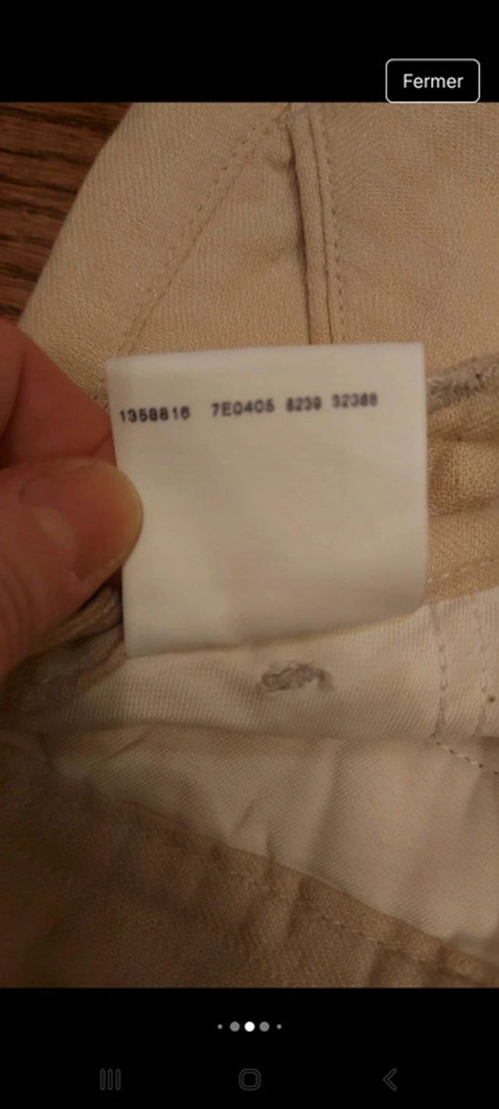 Mini jupe Beige Lee taille S - photo numéro 7