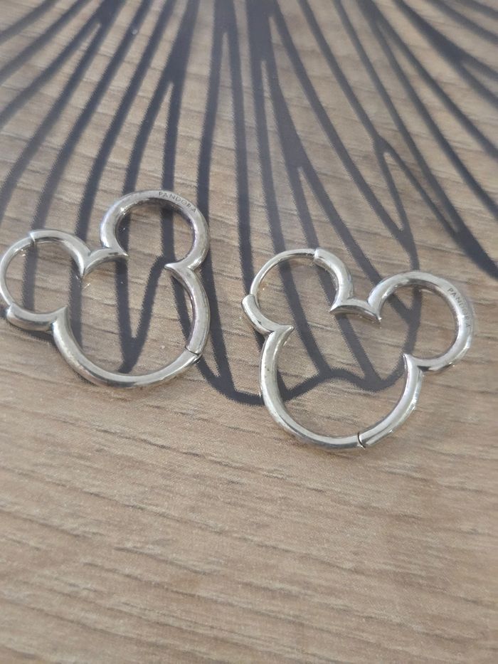 Créoles Boucle oreille Minnie mickey Pandora - photo numéro 10