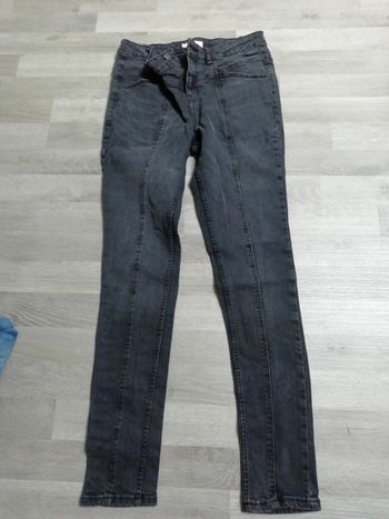 Jean gris skinny Kiabi 38